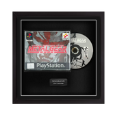 The perfect way to frame a video game. Your PlayStation 1 video game 2-disc set displayed within this square frame with UV protective glass to protect the game for years.